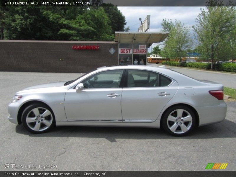 Mercury Metallic / Light Gray 2010 Lexus LS 460