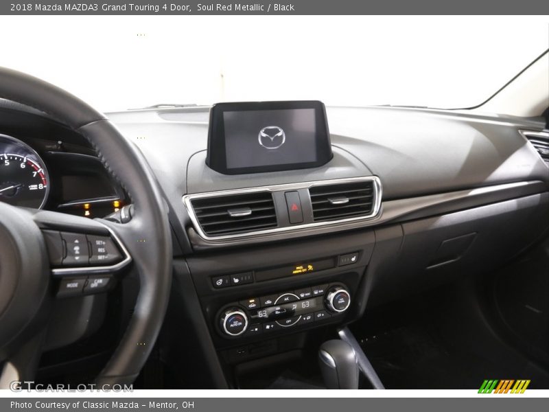 Soul Red Metallic / Black 2018 Mazda MAZDA3 Grand Touring 4 Door