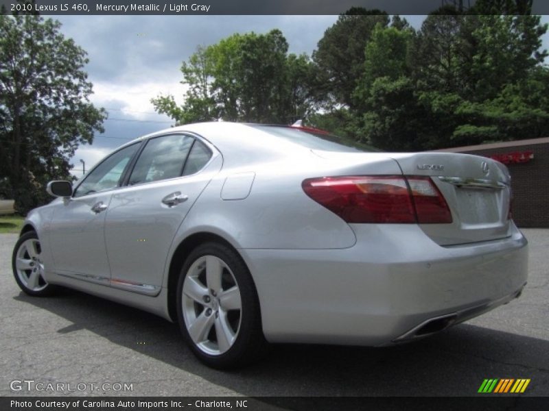 Mercury Metallic / Light Gray 2010 Lexus LS 460