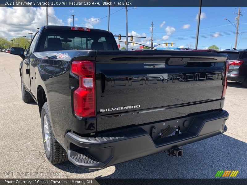 Black / Jet Black 2021 Chevrolet Silverado 1500 WT Regular Cab 4x4