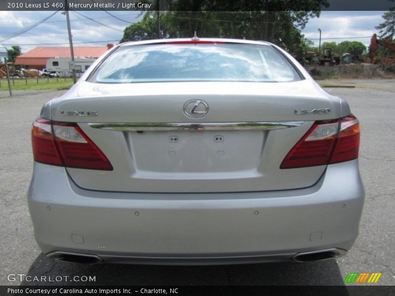 Mercury Metallic / Light Gray 2010 Lexus LS 460