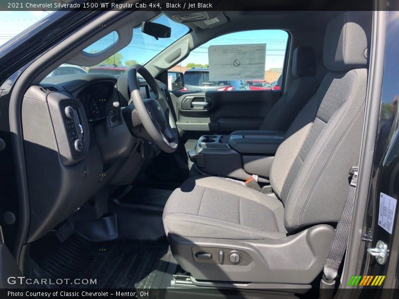 Black / Jet Black 2021 Chevrolet Silverado 1500 WT Regular Cab 4x4