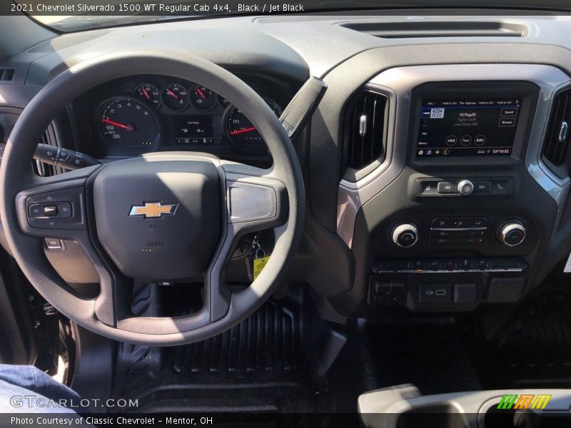 Black / Jet Black 2021 Chevrolet Silverado 1500 WT Regular Cab 4x4