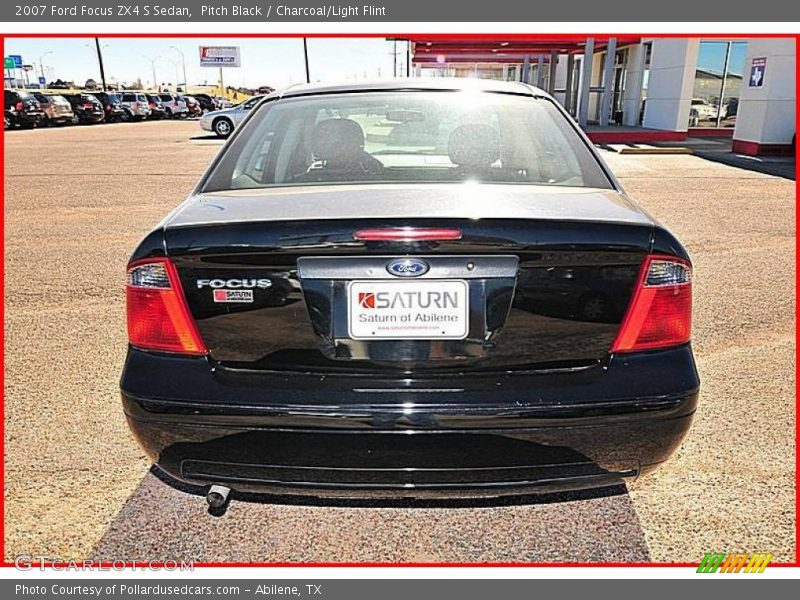 Pitch Black / Charcoal/Light Flint 2007 Ford Focus ZX4 S Sedan