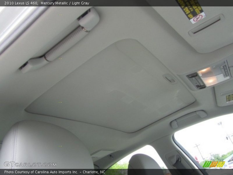 Mercury Metallic / Light Gray 2010 Lexus LS 460