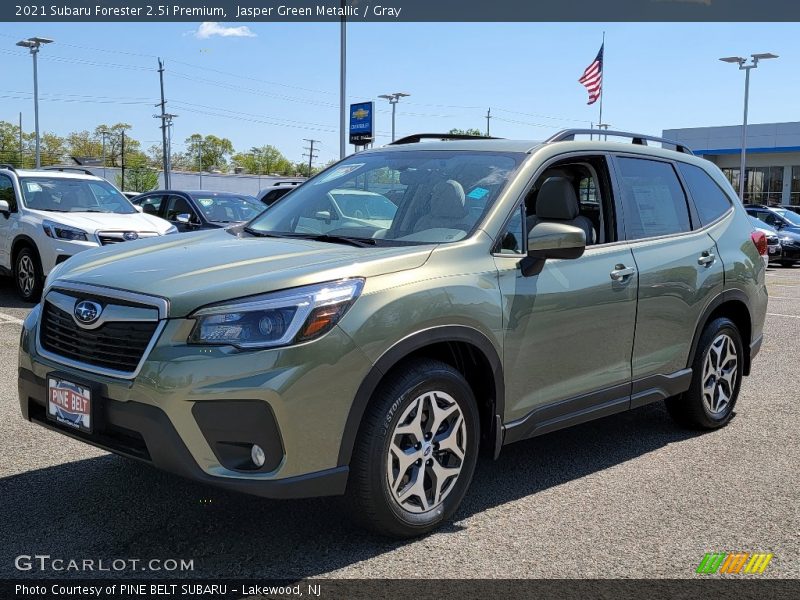 Jasper Green Metallic / Gray 2021 Subaru Forester 2.5i Premium
