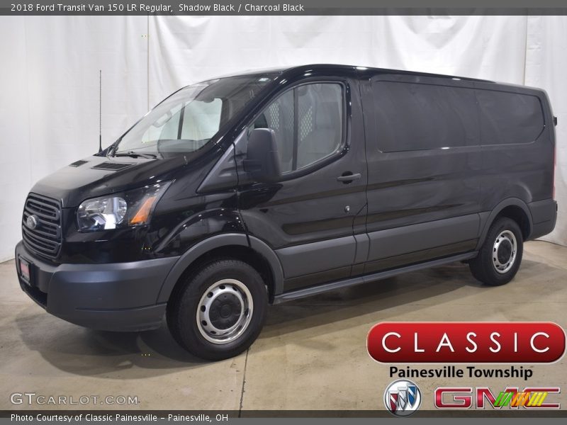 Shadow Black / Charcoal Black 2018 Ford Transit Van 150 LR Regular