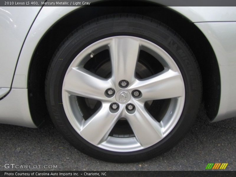 Mercury Metallic / Light Gray 2010 Lexus LS 460