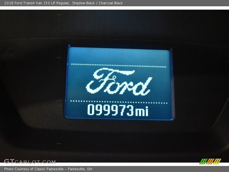 Shadow Black / Charcoal Black 2018 Ford Transit Van 150 LR Regular