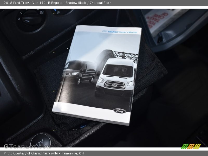 Shadow Black / Charcoal Black 2018 Ford Transit Van 150 LR Regular