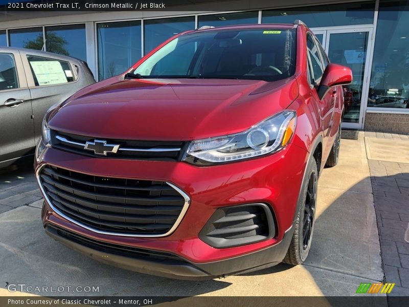 Crimson Metallic / Jet Black 2021 Chevrolet Trax LT