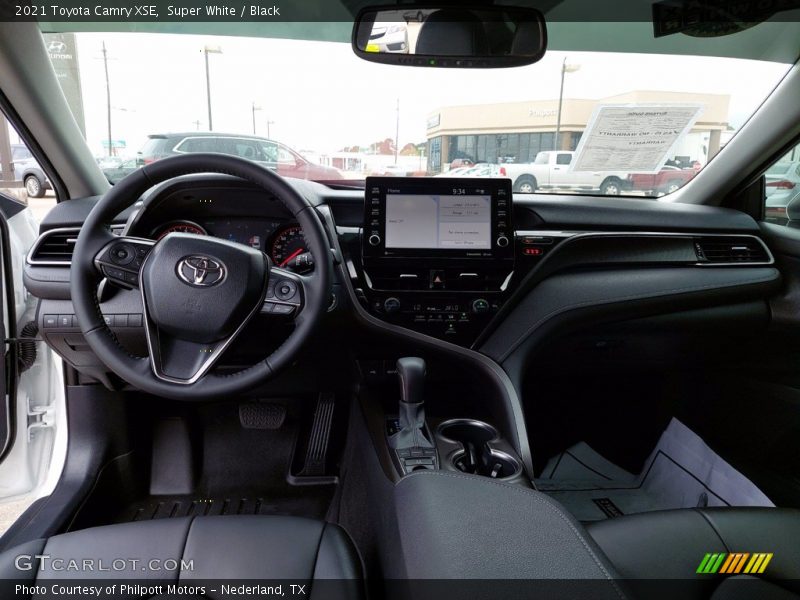 Super White / Black 2021 Toyota Camry XSE