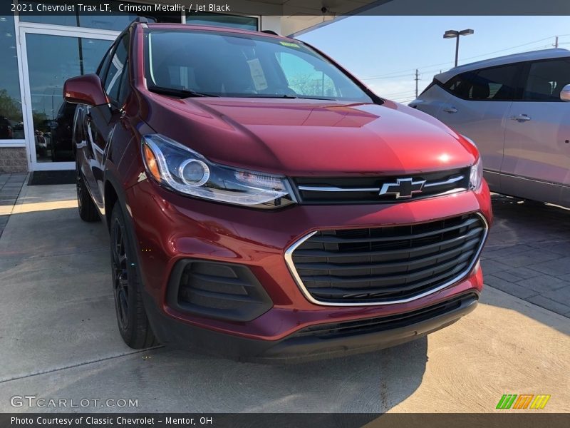 Crimson Metallic / Jet Black 2021 Chevrolet Trax LT
