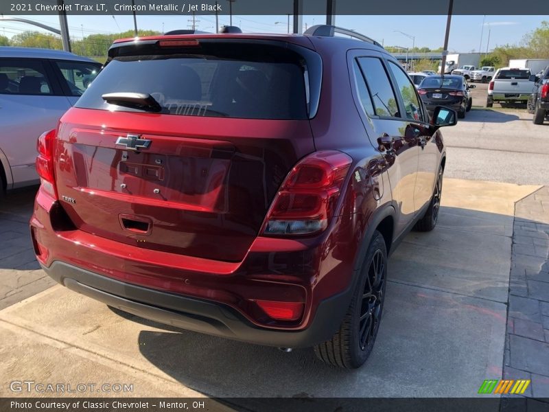 Crimson Metallic / Jet Black 2021 Chevrolet Trax LT