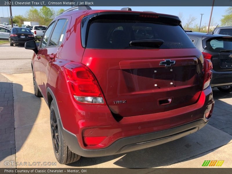 Crimson Metallic / Jet Black 2021 Chevrolet Trax LT