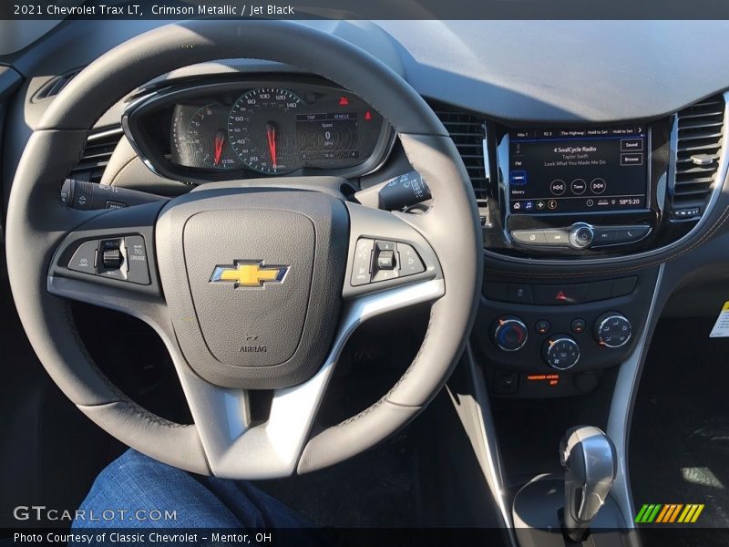 Crimson Metallic / Jet Black 2021 Chevrolet Trax LT
