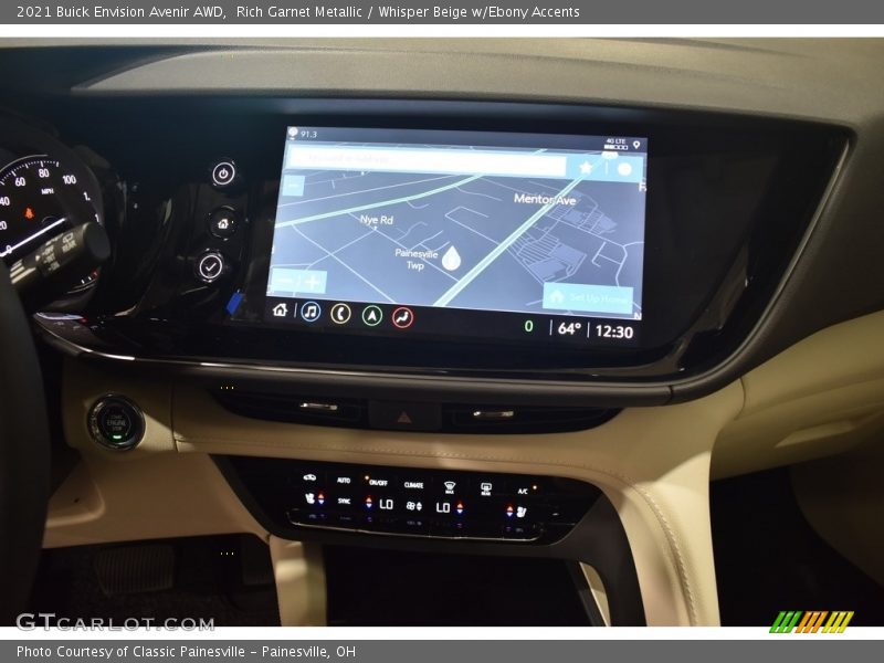 Rich Garnet Metallic / Whisper Beige w/Ebony Accents 2021 Buick Envision Avenir AWD