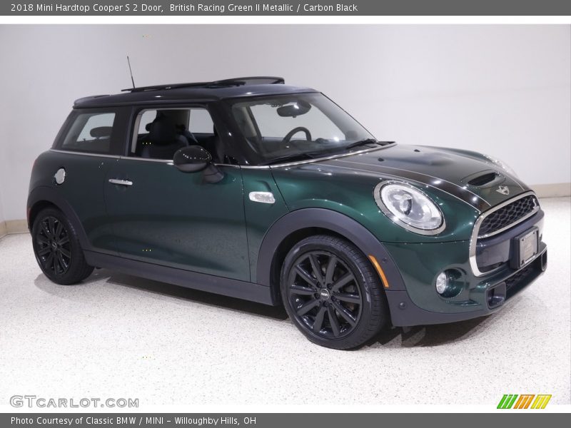 British Racing Green II Metallic / Carbon Black 2018 Mini Hardtop Cooper S 2 Door