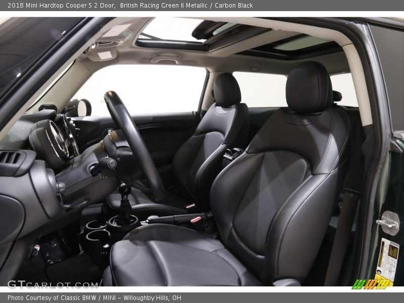 British Racing Green II Metallic / Carbon Black 2018 Mini Hardtop Cooper S 2 Door