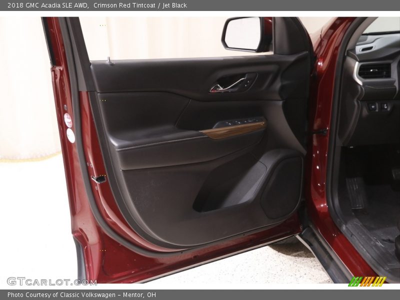 Crimson Red Tintcoat / Jet Black 2018 GMC Acadia SLE AWD