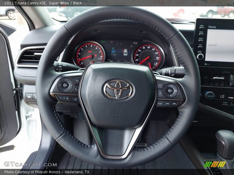 Super White / Black 2021 Toyota Camry XSE
