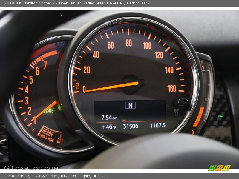 British Racing Green II Metallic / Carbon Black 2018 Mini Hardtop Cooper S 2 Door