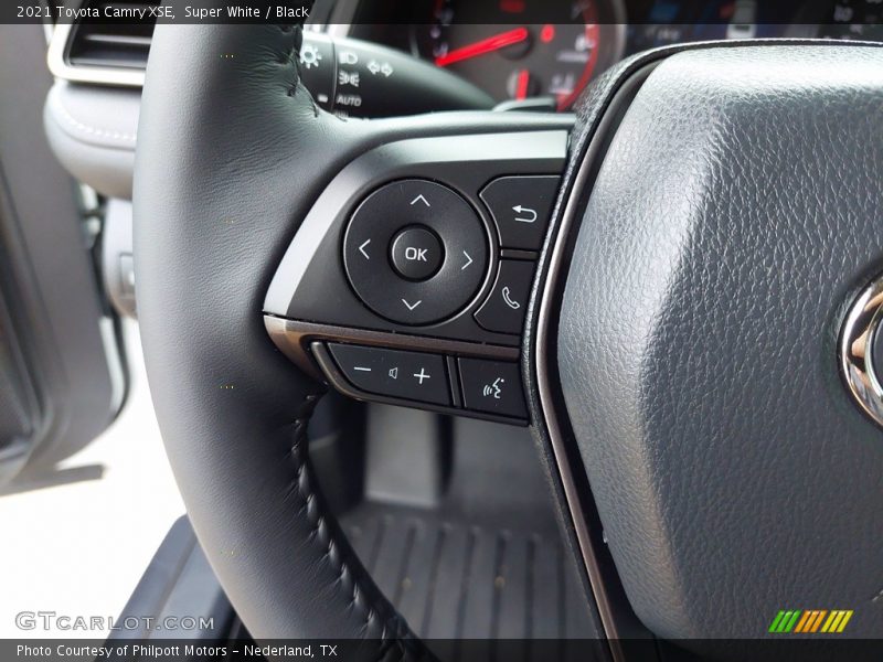 Super White / Black 2021 Toyota Camry XSE