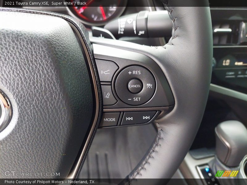Super White / Black 2021 Toyota Camry XSE