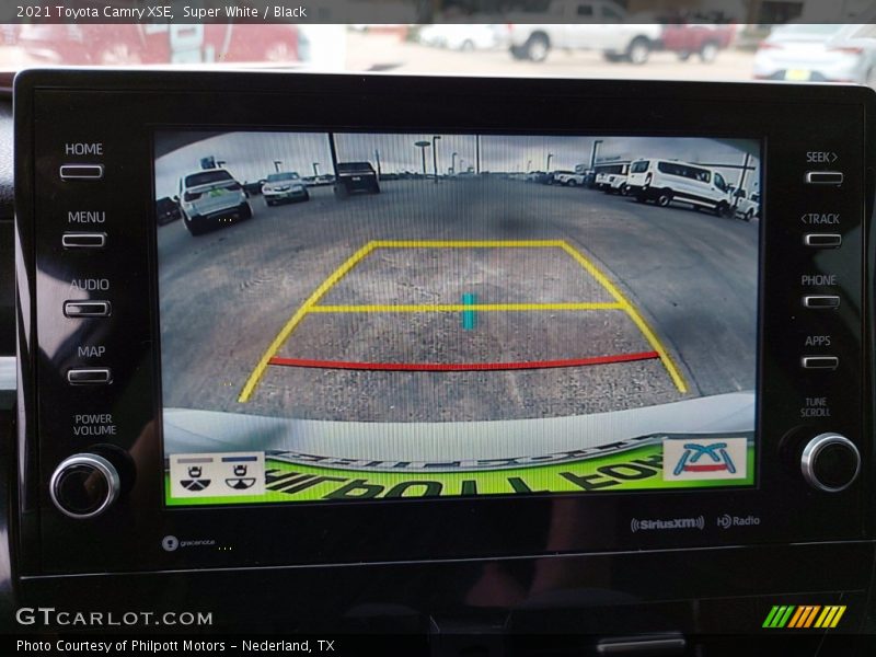 Super White / Black 2021 Toyota Camry XSE