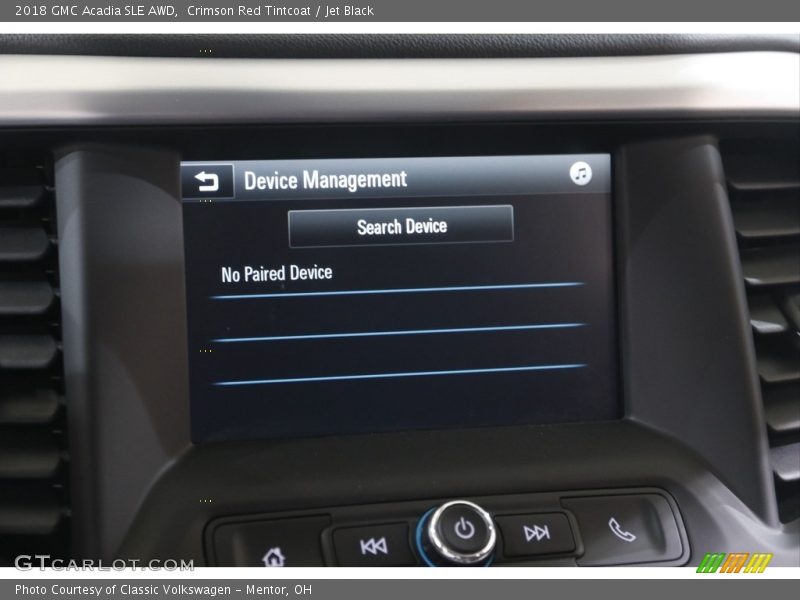 Crimson Red Tintcoat / Jet Black 2018 GMC Acadia SLE AWD