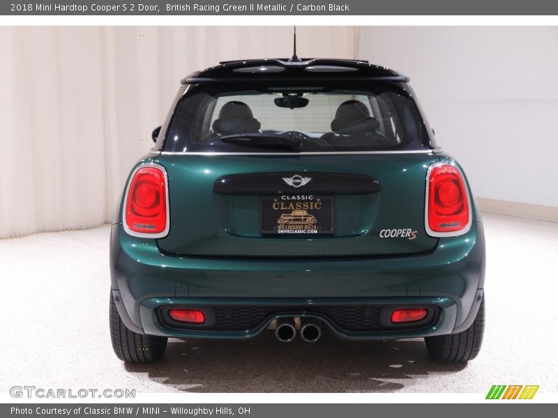 British Racing Green II Metallic / Carbon Black 2018 Mini Hardtop Cooper S 2 Door