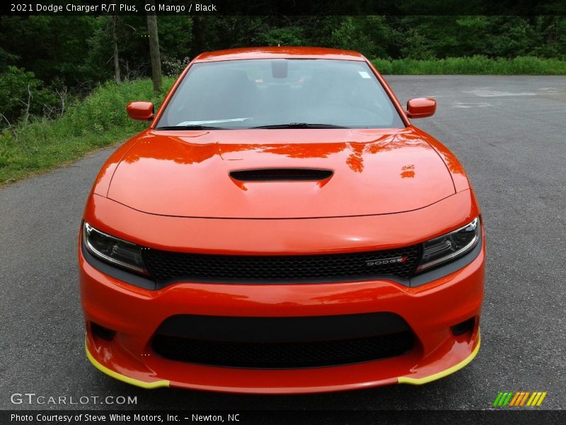 Go Mango / Black 2021 Dodge Charger R/T Plus