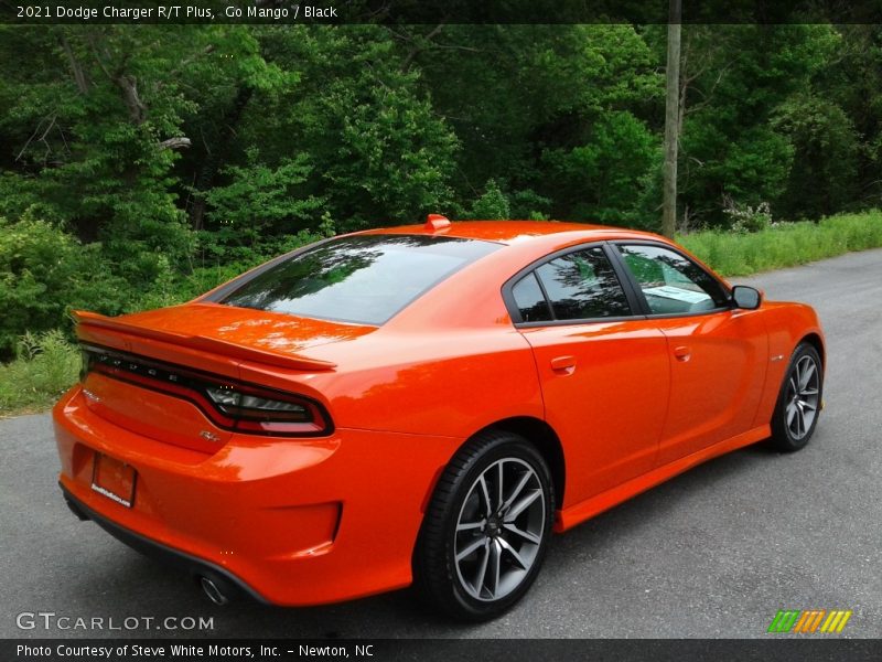 Go Mango / Black 2021 Dodge Charger R/T Plus