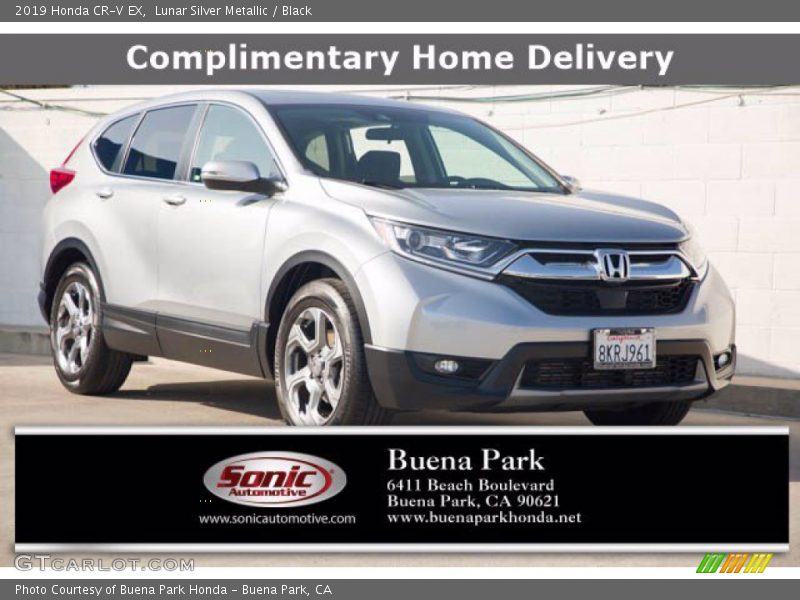 Lunar Silver Metallic / Black 2019 Honda CR-V EX