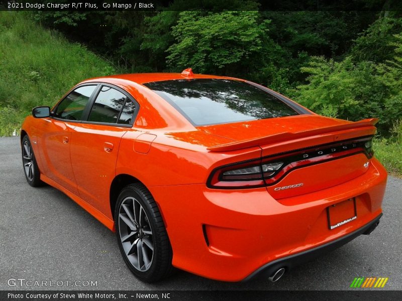 Go Mango / Black 2021 Dodge Charger R/T Plus