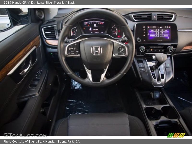 Lunar Silver Metallic / Black 2019 Honda CR-V EX