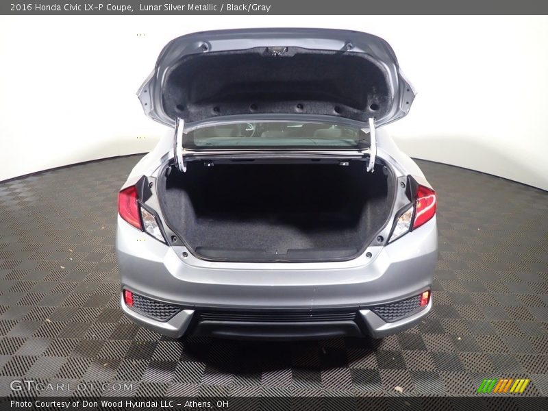 Lunar Silver Metallic / Black/Gray 2016 Honda Civic LX-P Coupe