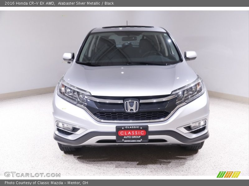 Alabaster Silver Metallic / Black 2016 Honda CR-V EX AWD