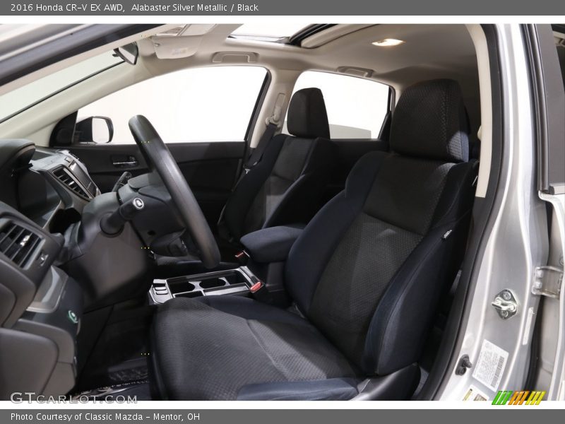 Alabaster Silver Metallic / Black 2016 Honda CR-V EX AWD