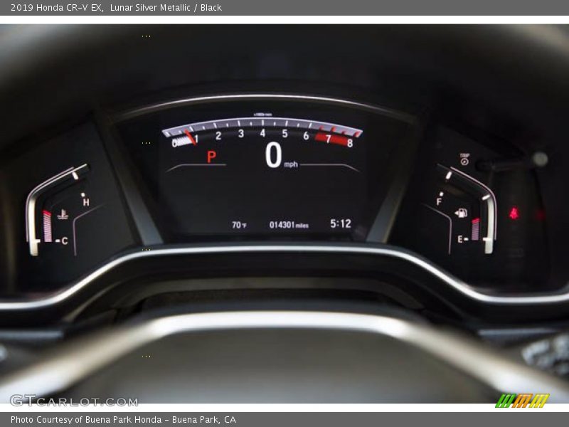 Lunar Silver Metallic / Black 2019 Honda CR-V EX