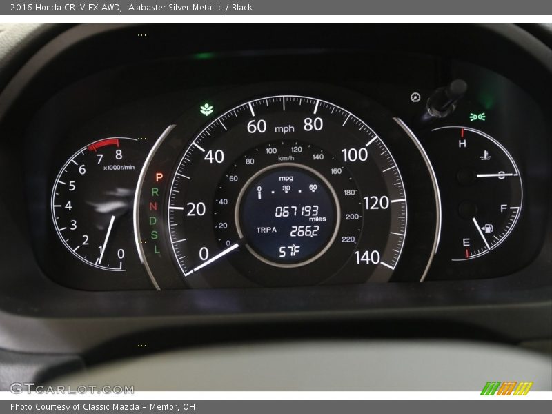  2016 CR-V EX AWD EX AWD Gauges