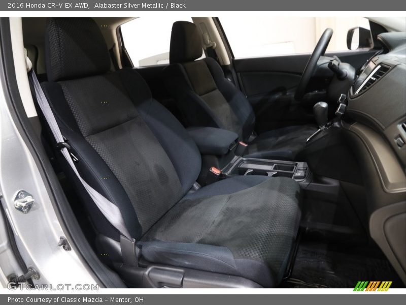 Alabaster Silver Metallic / Black 2016 Honda CR-V EX AWD