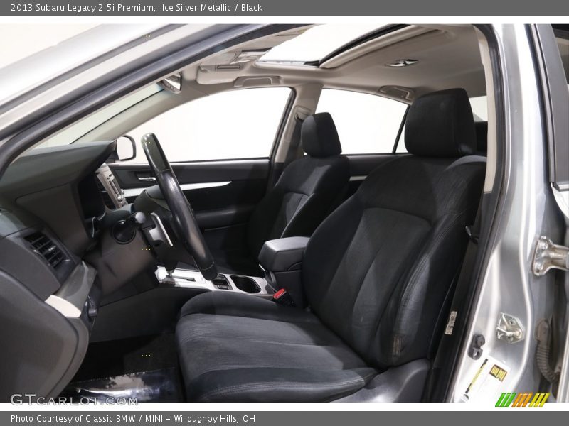 Front Seat of 2013 Legacy 2.5i Premium