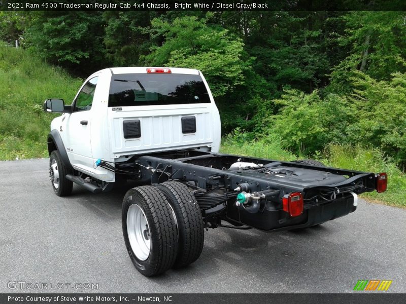 Undercarriage of 2021 4500 Tradesman Regular Cab 4x4 Chassis