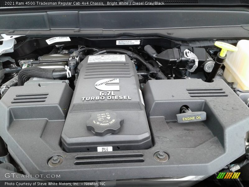  2021 4500 Tradesman Regular Cab 4x4 Chassis Engine - 6.7 Liter OHV 24-Valve Cummins Turbo-Diesel Inline 6 Cylinder
