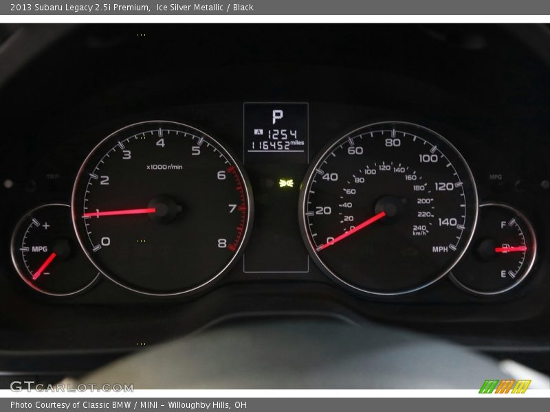  2013 Legacy 2.5i Premium 2.5i Premium Gauges