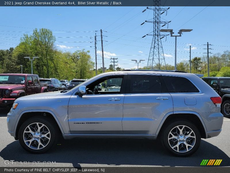 Billet Silver Metallic / Black 2021 Jeep Grand Cherokee Overland 4x4