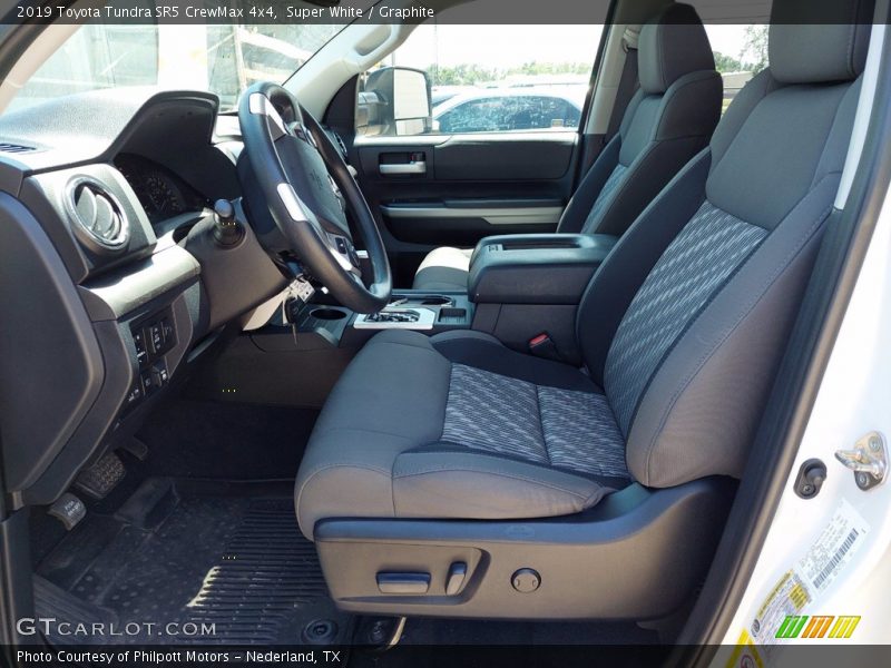 Super White / Graphite 2019 Toyota Tundra SR5 CrewMax 4x4