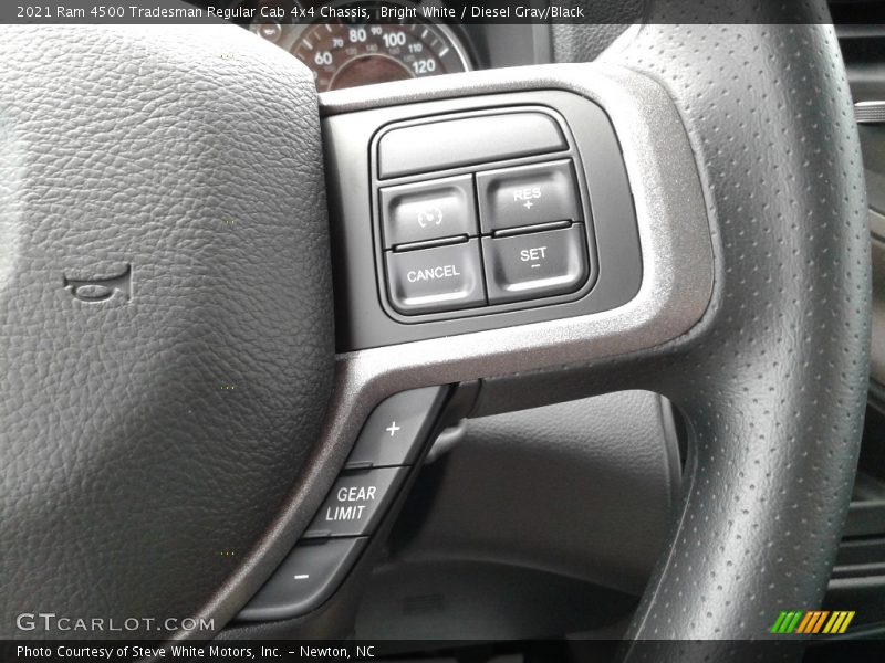  2021 4500 Tradesman Regular Cab 4x4 Chassis Steering Wheel