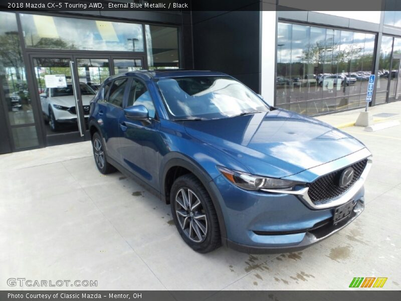 Eternal Blue Metallic / Black 2018 Mazda CX-5 Touring AWD